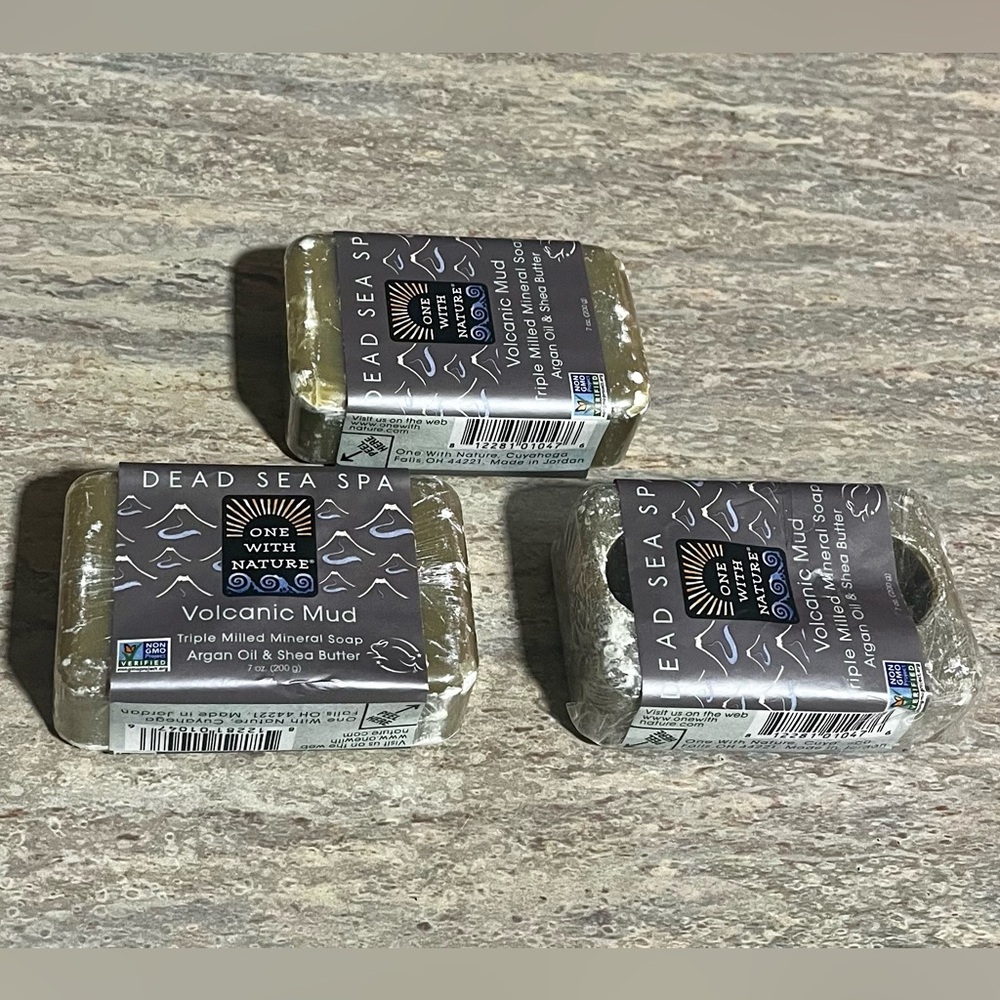 Dead Sea Spa Volcanic Mud Soap Trio